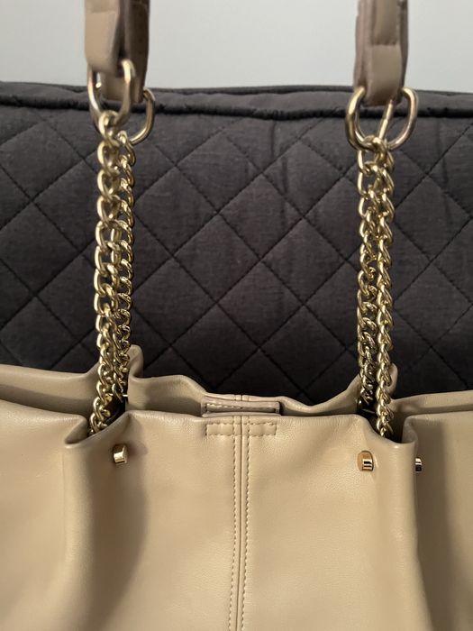 Torebka damska beżowa