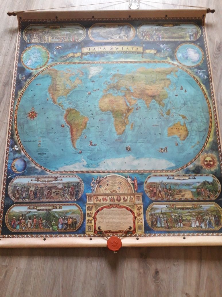 Duża mapa świata