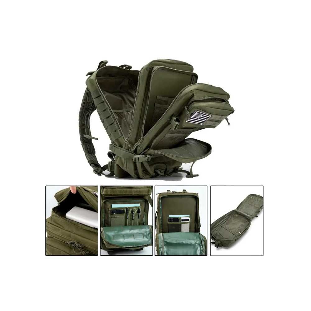 Рюкзак Vik-tailor MOLLE 45L тактичний (Олива, Мультикам)