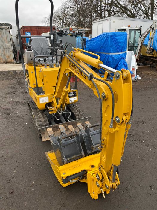 Nowa Minikoparka Bernards diesel Demo skarpówka hydrauliczna 3 x łyżka