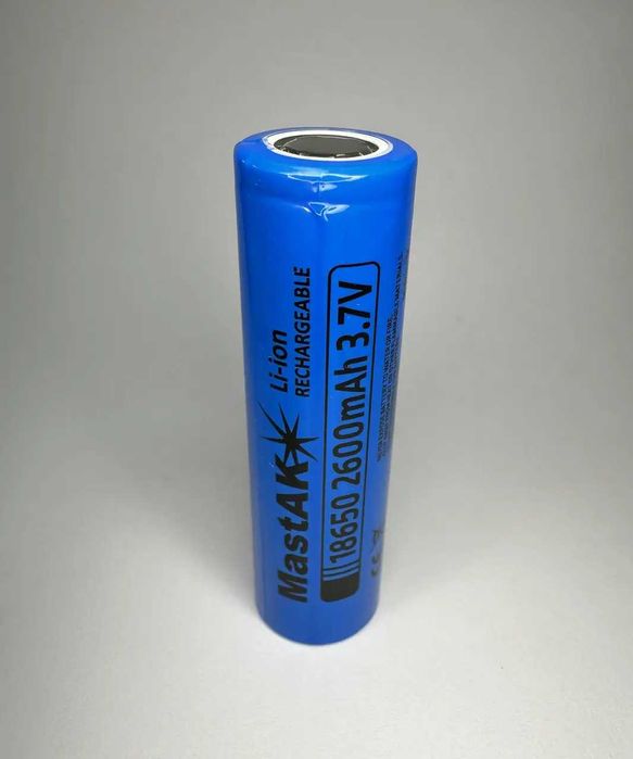 Аккумулятор 18650 3,7V 2400mAh Mastak (БЕЗ ЗАЩИТЫ)