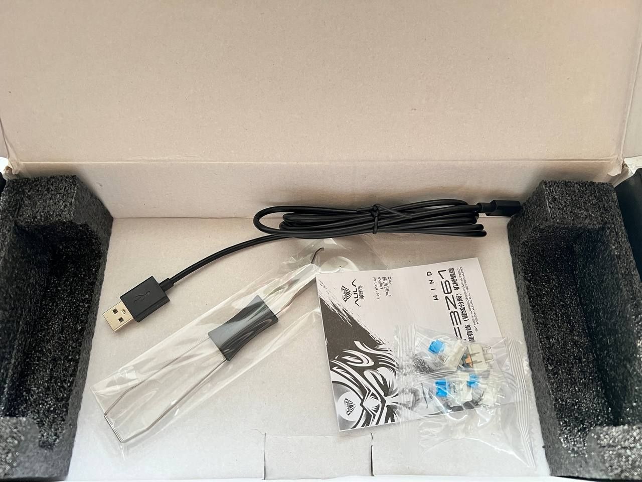 Новая AULA F3261 механическая клавиатура RGB с подсветкой