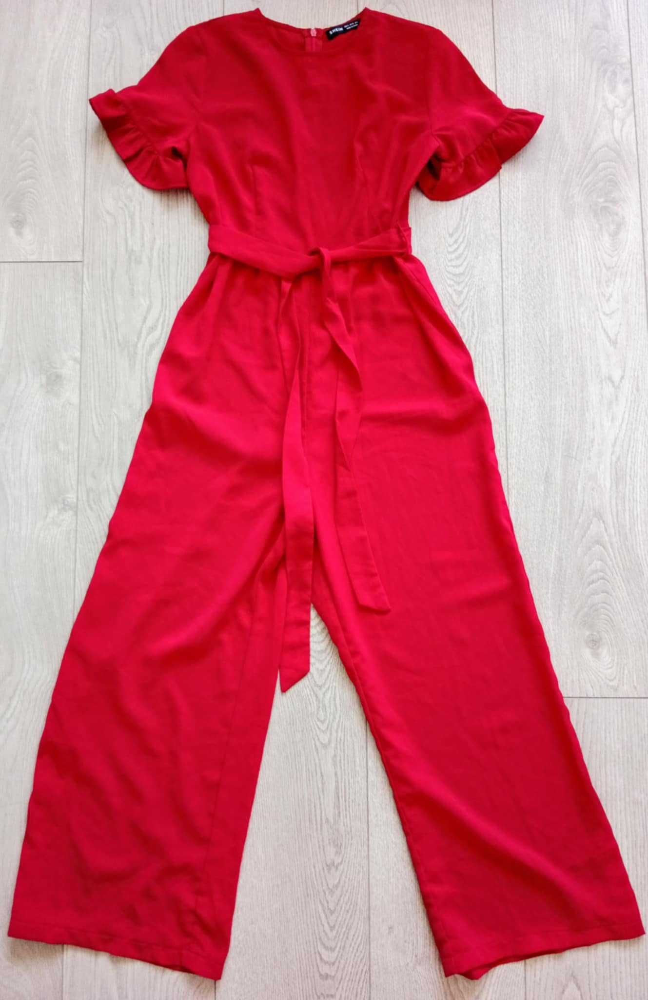 Shein S/36 elegancki kombinezon z paskiem