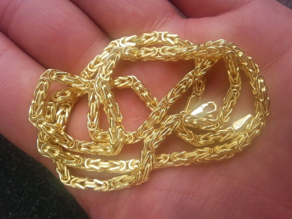 ZŁOTY Łańcuch - KRÓLEWSKI - 55 CM - 585 - Warszawa