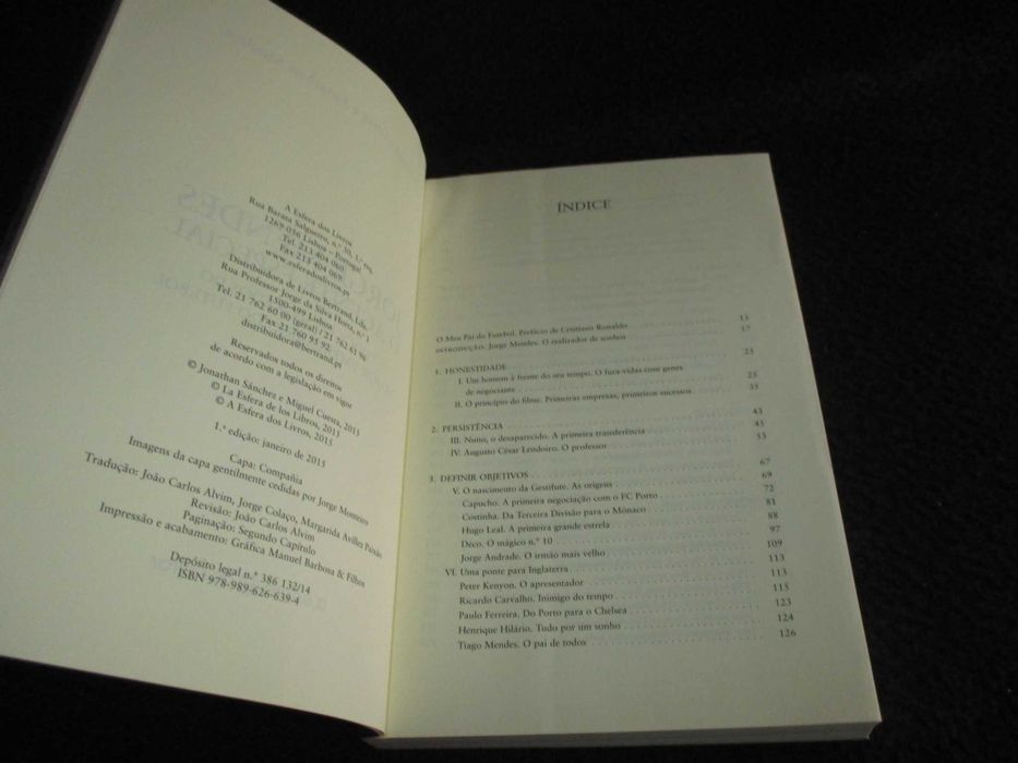 Livro Jorge Mendes O Agente Especial Miguel Cuesta Jonathan Sánchez