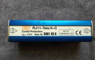 Ogranicznik przepięć OBO do RJ11-Tele/4-C (telefoniczne, internetowe)