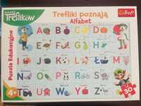 Trefliki poznają alfabet puzzle Trefl 4+