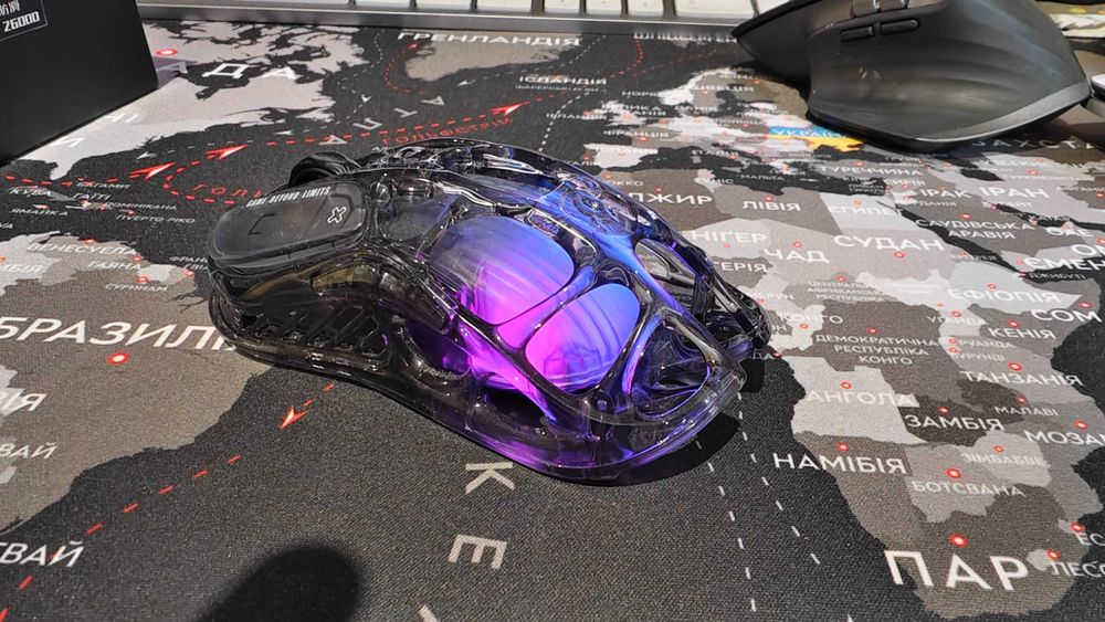 Комп'ютерна мишка Gravastar Mercury M2 Transparent Black