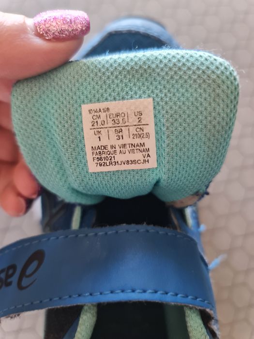 Ténis  Asics Azuis Tamanho 33.5