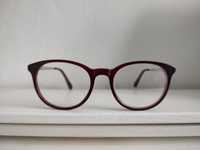 Oprawki okularów bordowo-brązowe