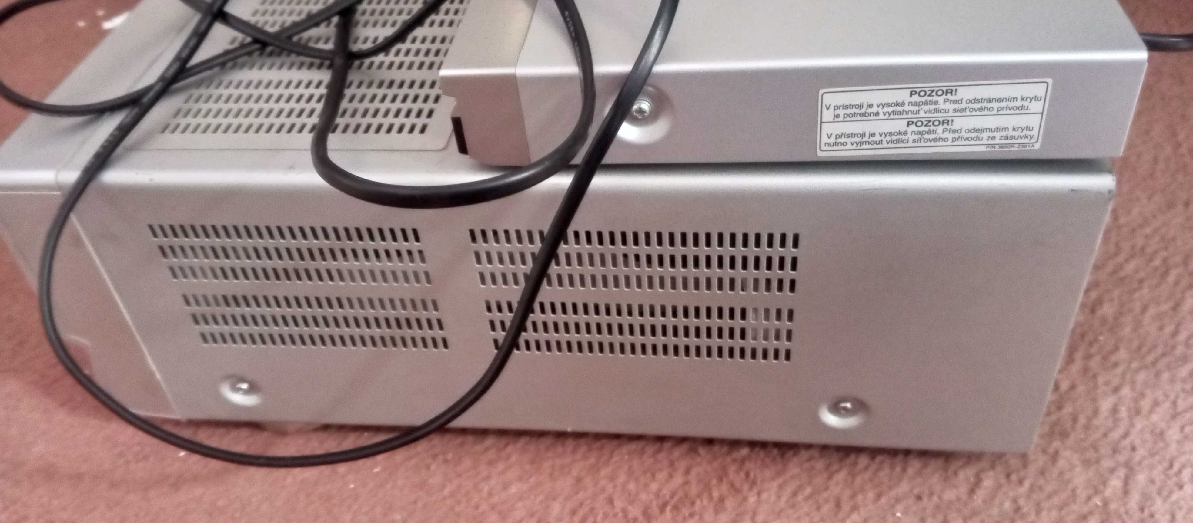 Amplituner JVC i odtwarzacz DVD CD JVC komplet sprawny z pilotami