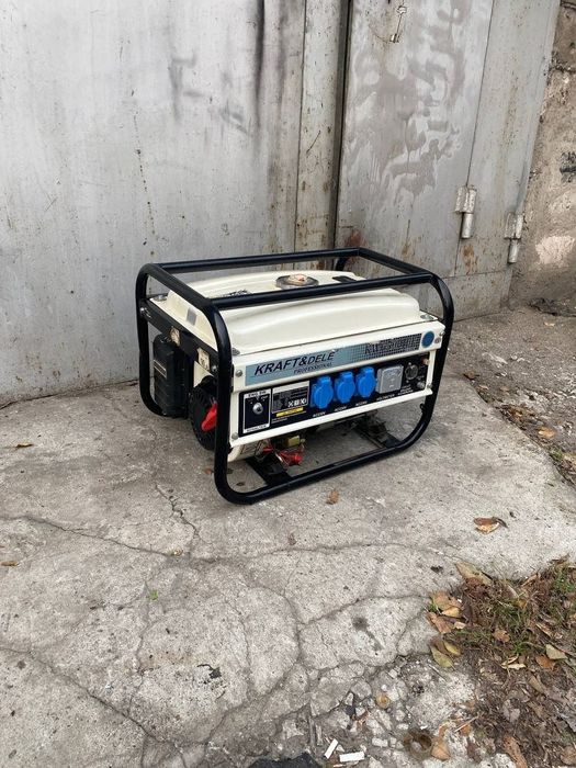 Генератор бензиновый и газовий 4т kraft&dele kd114