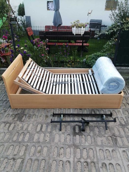 Łóżko medyczne rehabilitacyjne elektryczne nowy MATERAC KÓŁKA 90 200