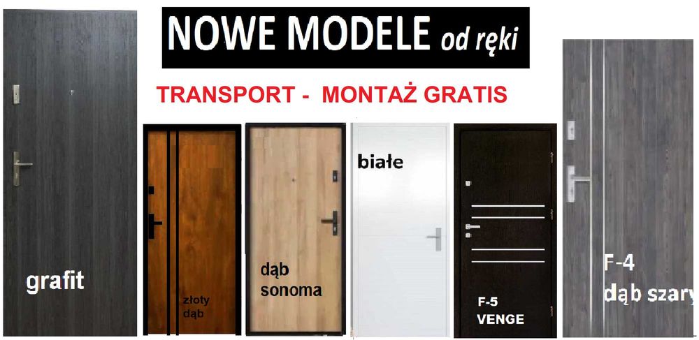 Drzwi do mieszkania wejściowe ZEWNĘTRZNE z montażem-wewnątrzklatkowe
