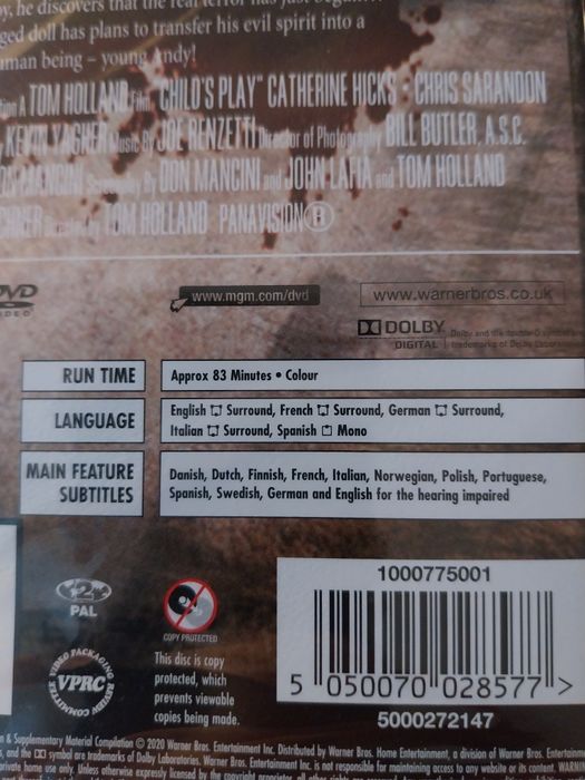 Film dvd Child's Play. Napisy PL.