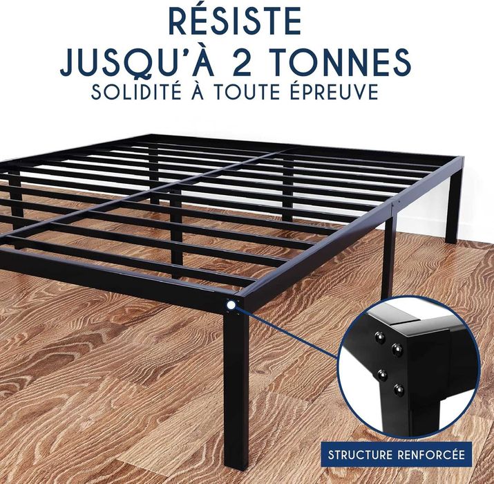 Nowy stelaż / rama łóżka / 200x200x36 / metalowy / DREAMZIE / W155!