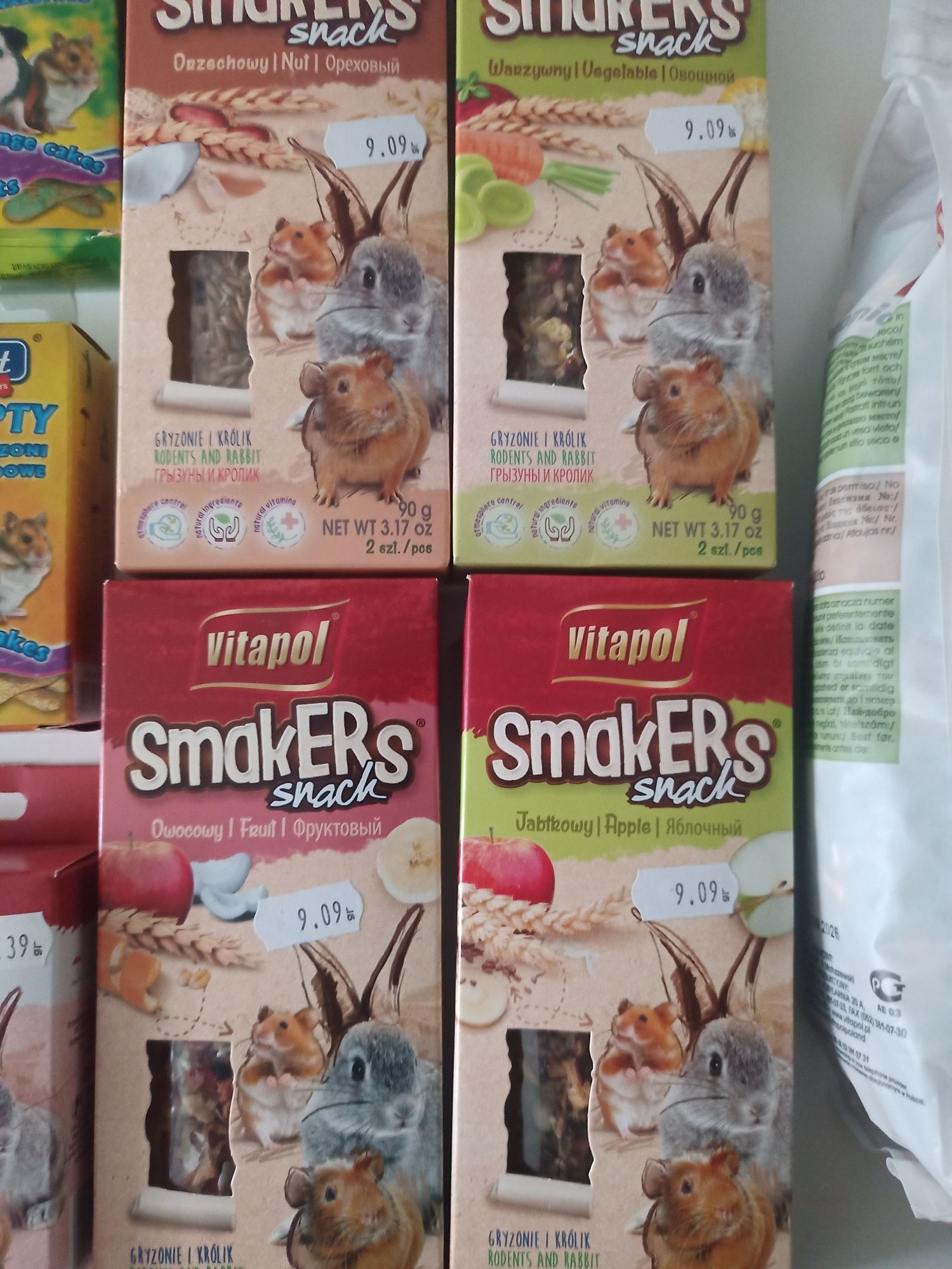 Zestaw karm smaczków kolb dla królika i gryzoni