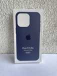Etui/Plecki silikonowe MagSafe iPhone 15 Pro Max granatowy