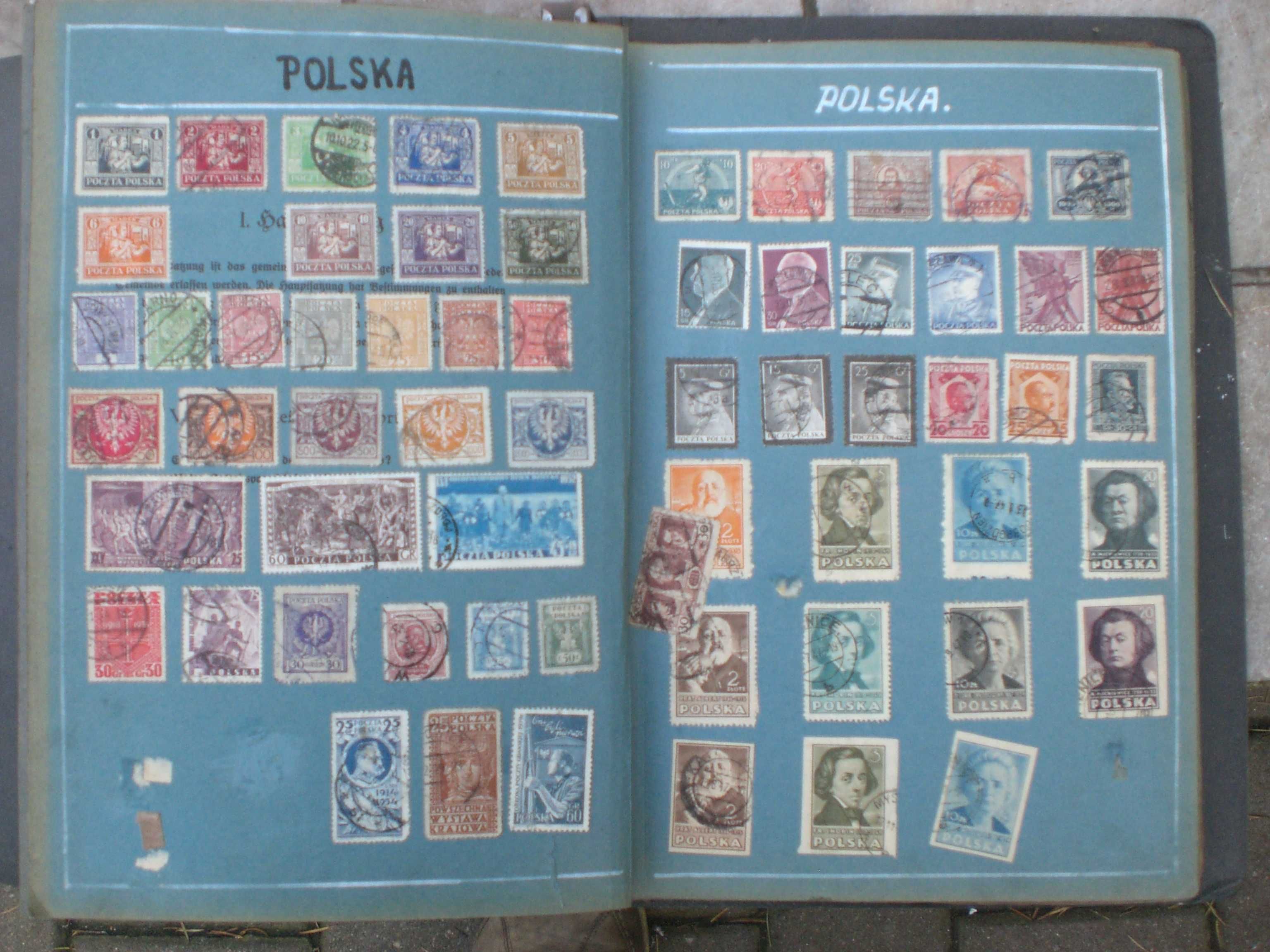 znaczki pocztowe przedwojenne i z epoki  prlu