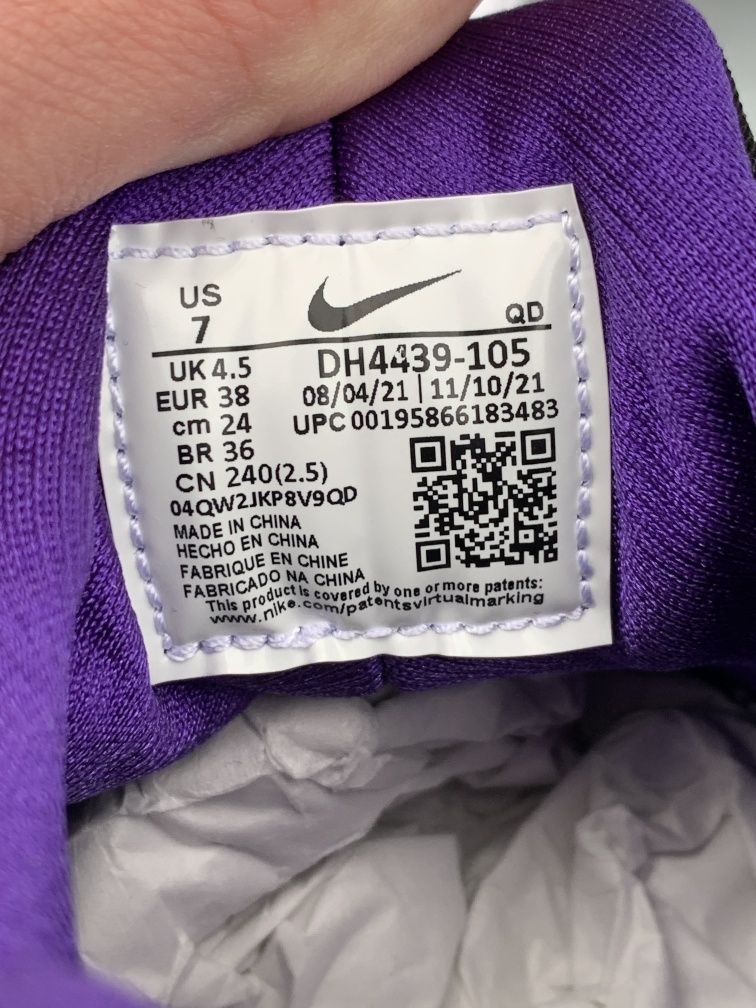 Оригинал Nike Air Huarache White Purple (DH4439-105)