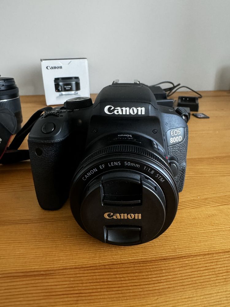 Canon 800D + akcesoria w idealnym stanie