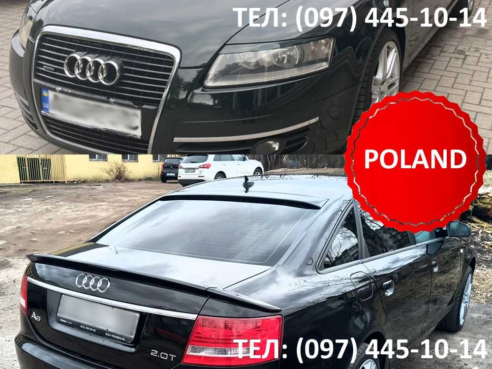 Спойлер, реснички Audi A6 C6 04-11, Козырек на стекло Ауди А6 С6