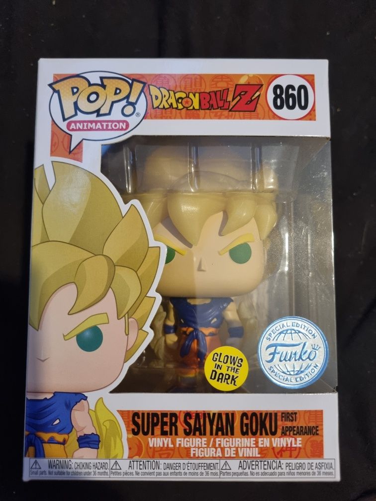 Goku super saiyan funko pop GITD