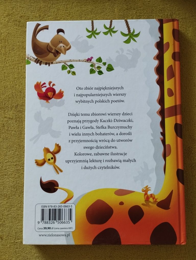 Wiersze dla dzieci Brzechwa Tuwim Fredro Konopnicka Mickiewicz