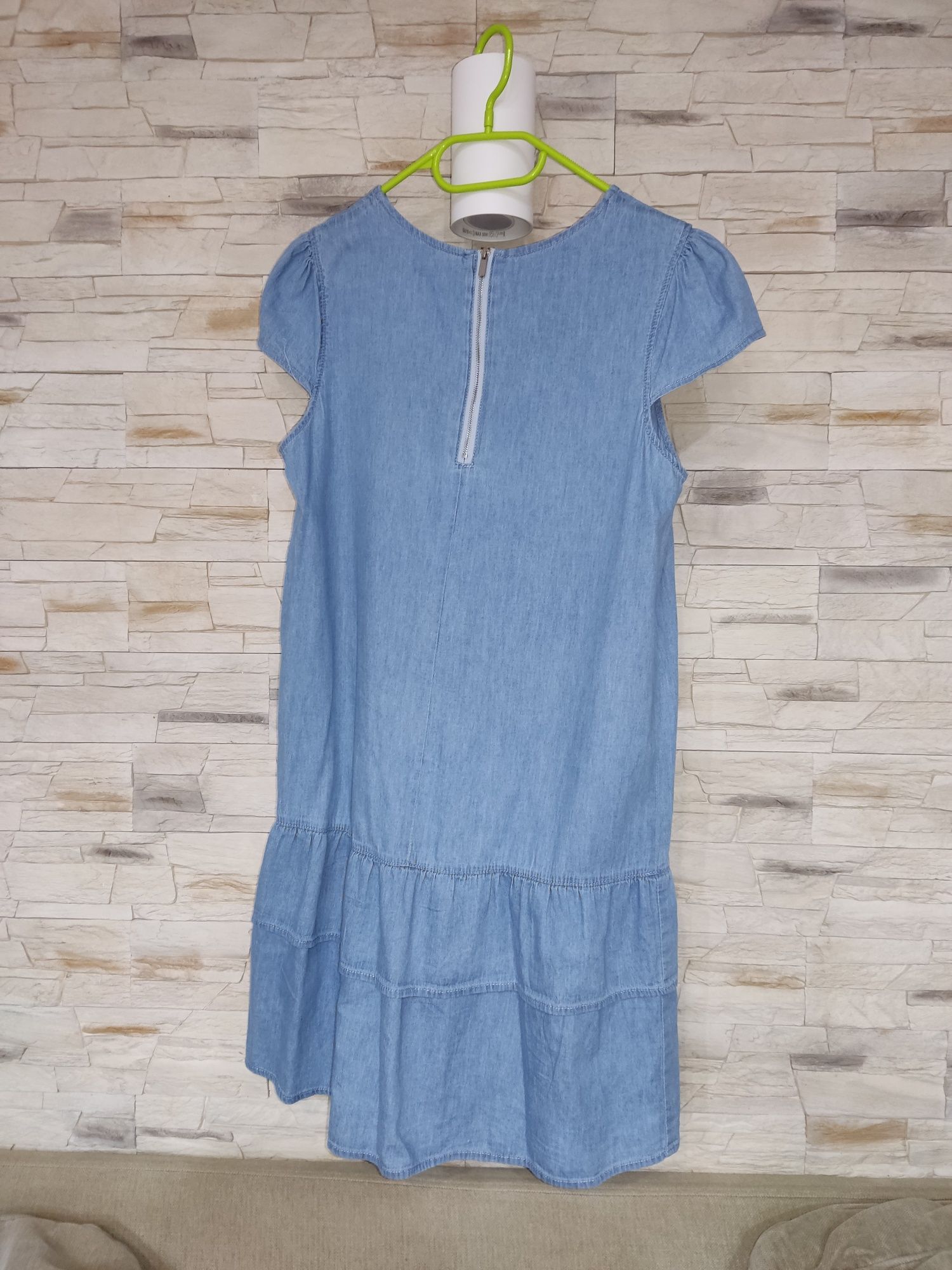 Sukienka w kolorze jeansu 38 M Bon Prix