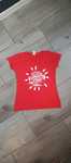Bawełniany t-shirt damski Fruit of the loom S 36 
Kolor czerwony 
Rozm