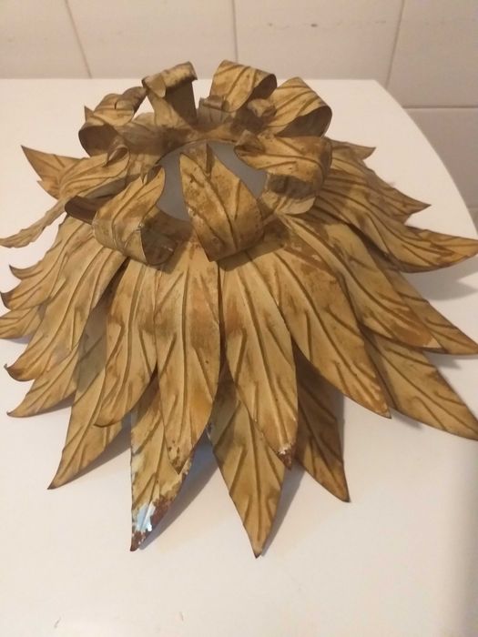 Abat-jour de tecto (folha de Flandres pintada - artesanal)