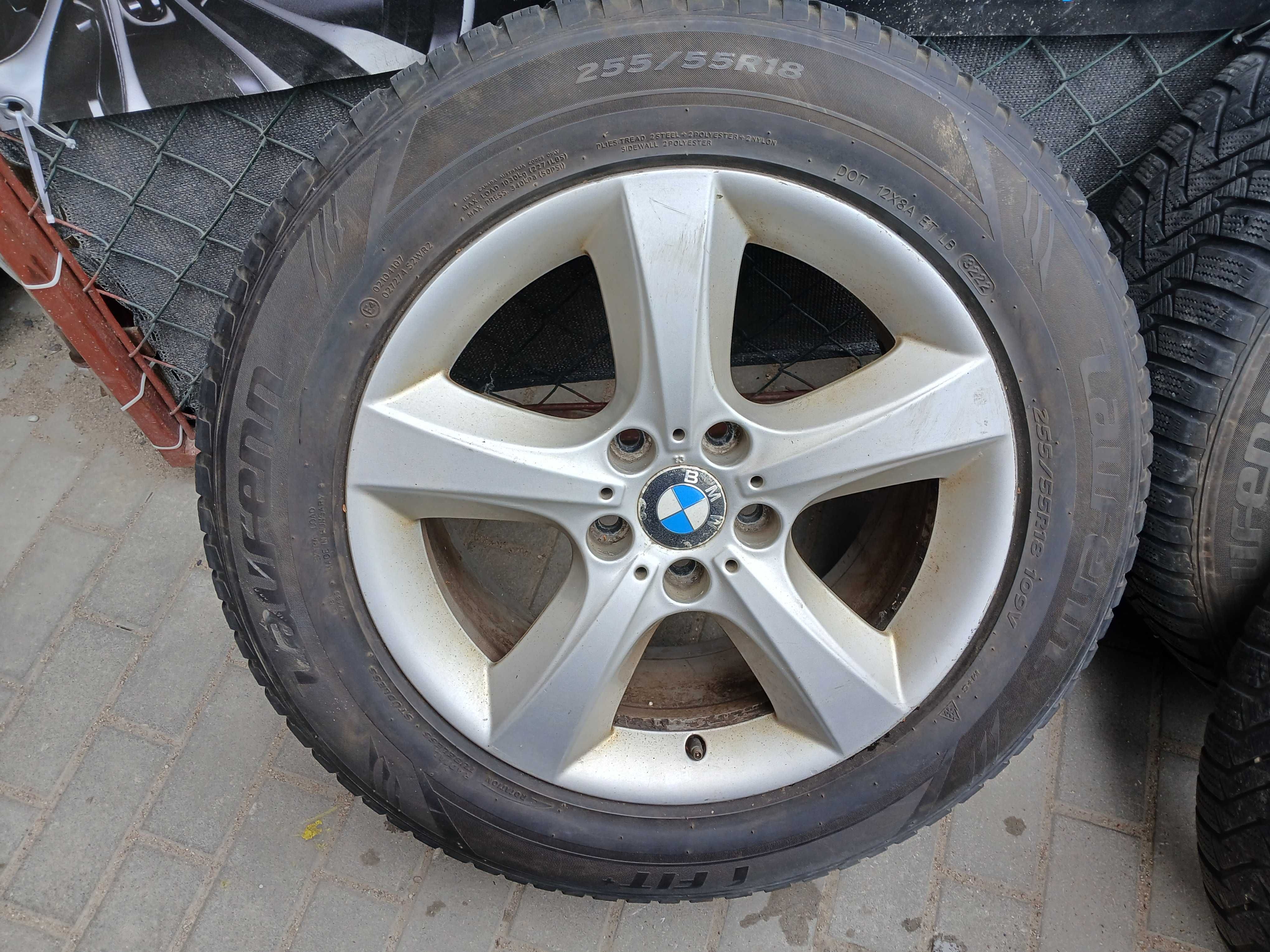 4x używane koła zimowe 255/55 R18 5x120 Bmw X3 X4 X5 X6