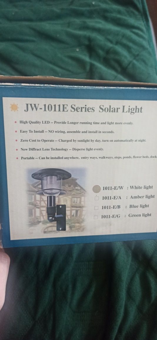 Lampa solarna do ogrodu