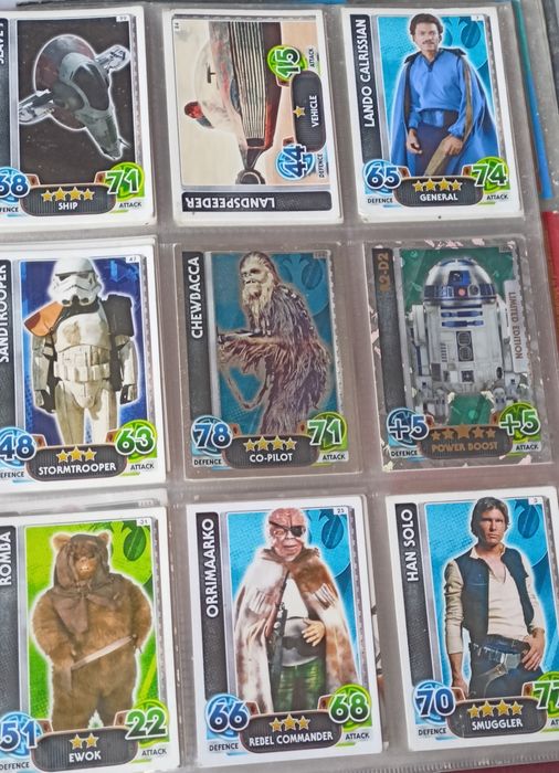 Karty star wars force attax  topps