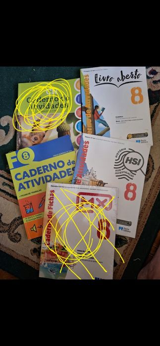 Cadernos de atividades 8° ano