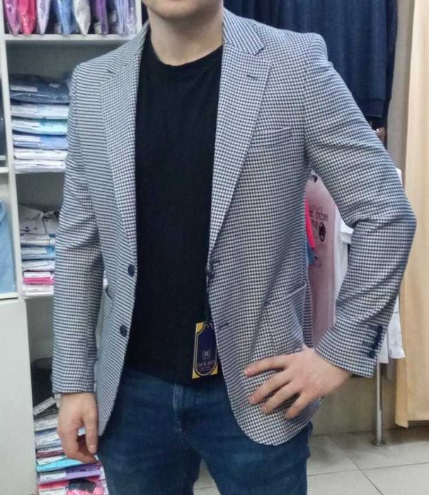 Мужской пиджак Jack Zeo, размер 52 (новый, Турция)