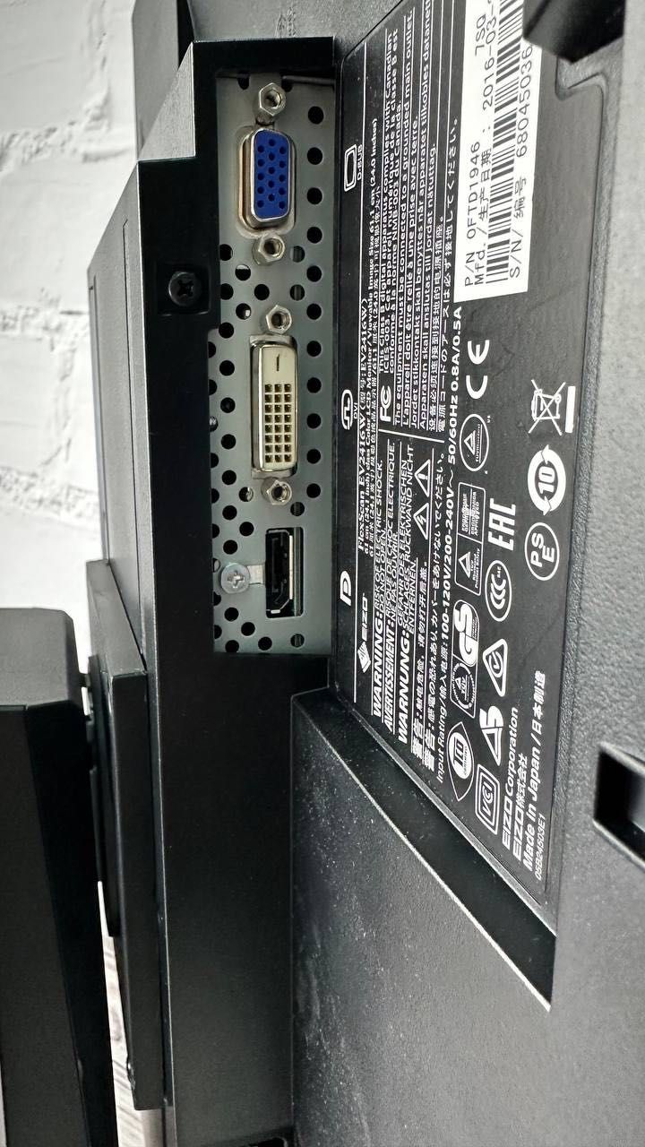 Монітор 24.1" EIZO FLEXSCAN EV2416W FULL HD (1920x1200) TN LED