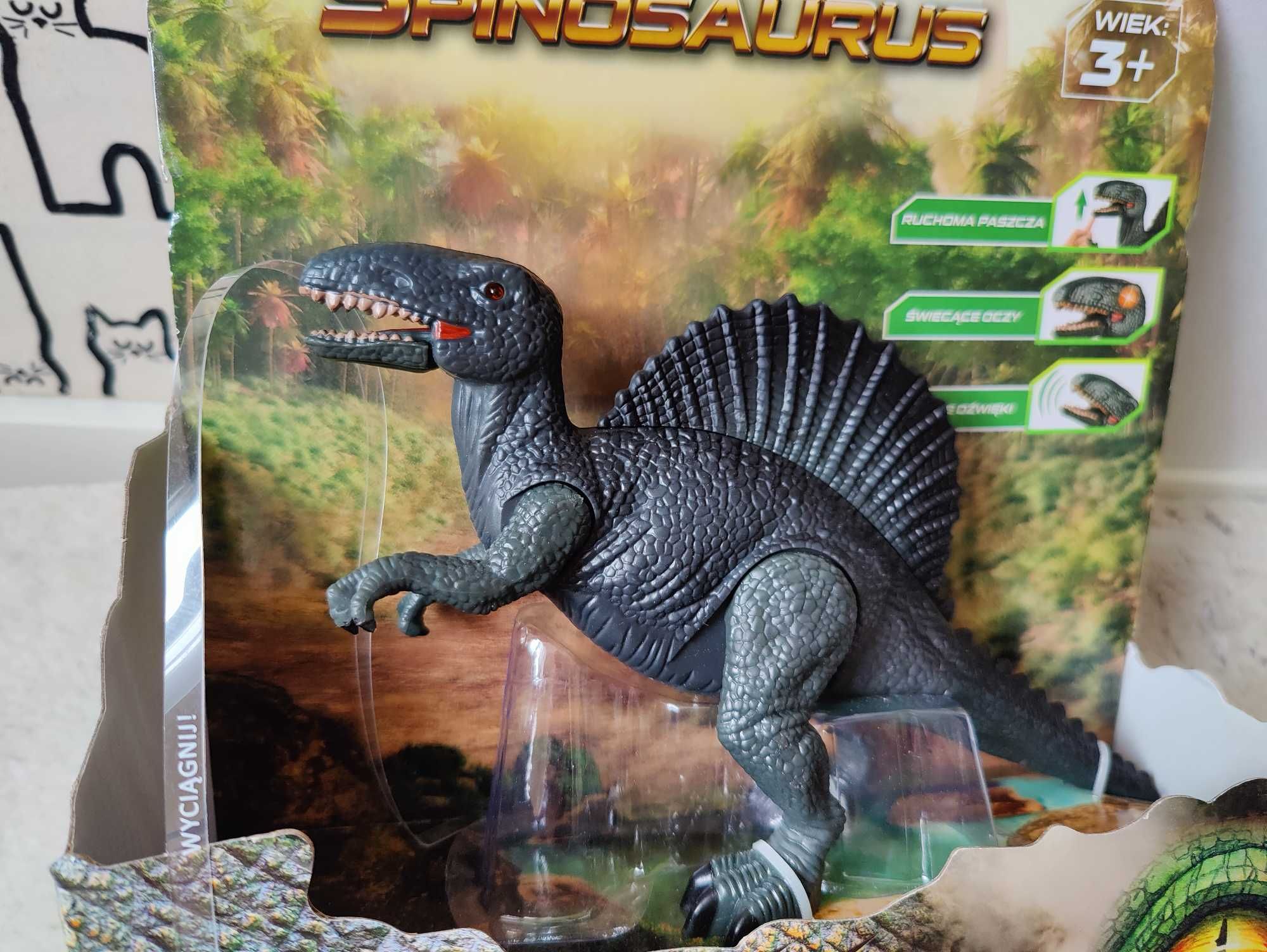 Dinozaur Spinosaurus 15cm światło i dźwięk zabawka