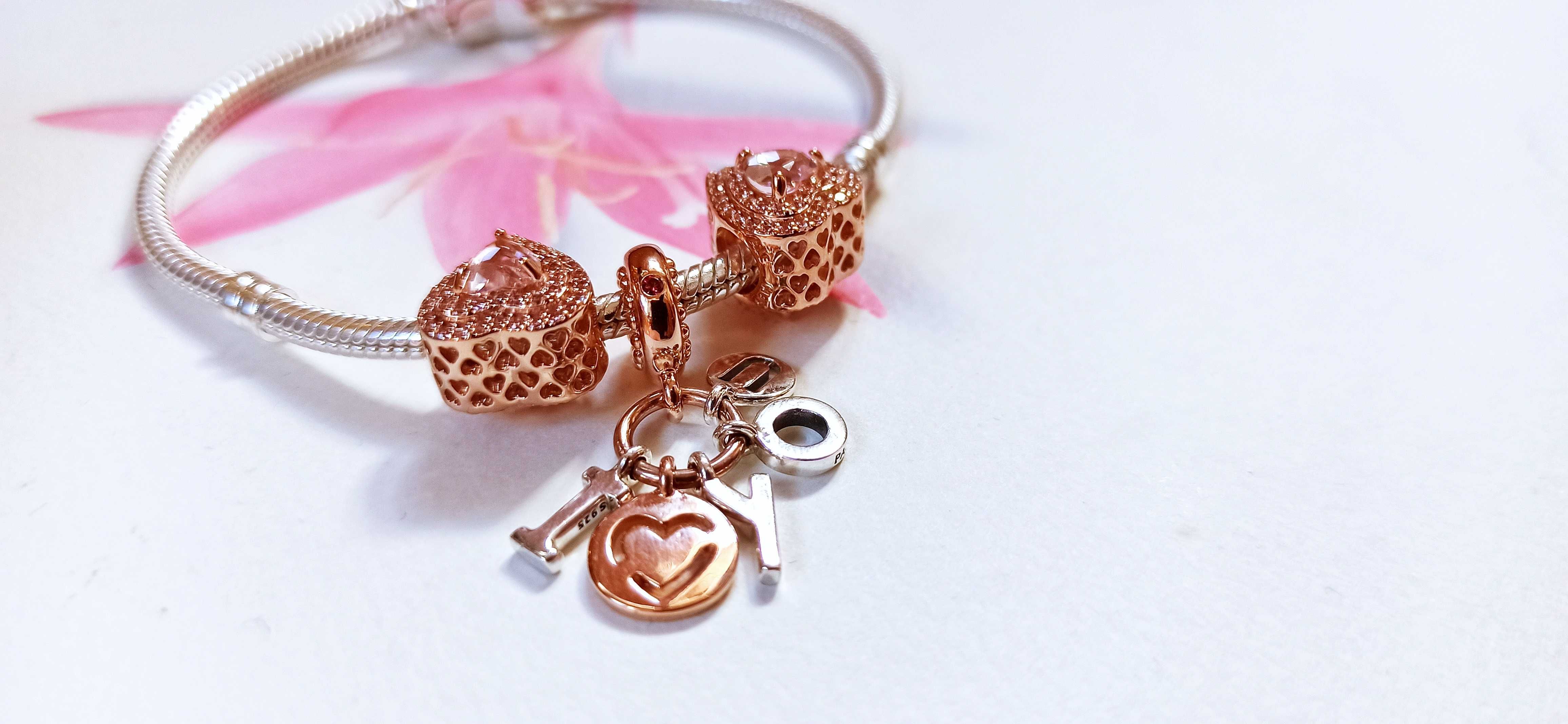 Bransoletka Pandora NOWA ALE S925 charms zawieszka kulka koralik beads