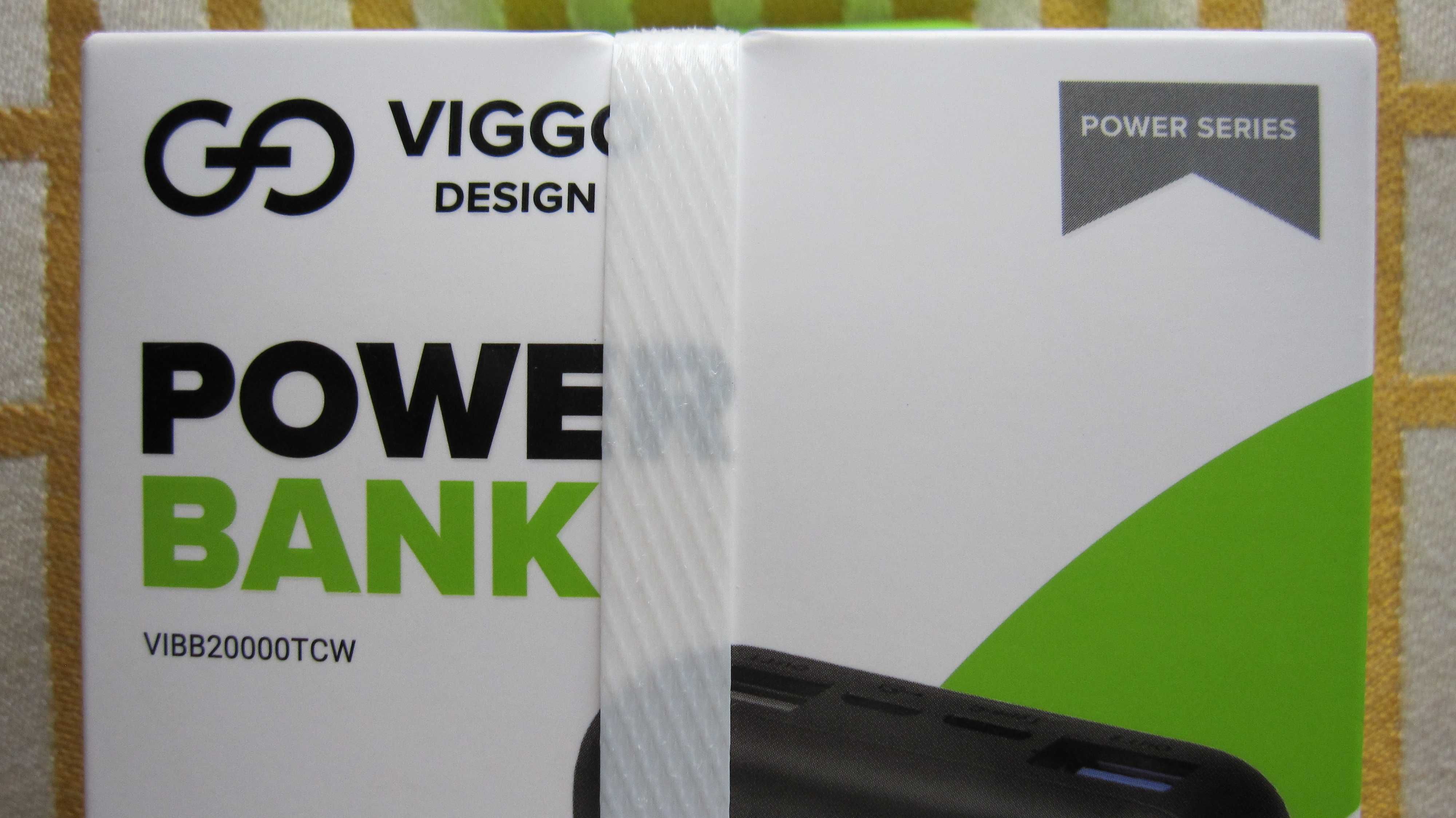 Повербанк Powerbank VIGGO PREMIUM 20000 mAh USB-C 10W Black новый