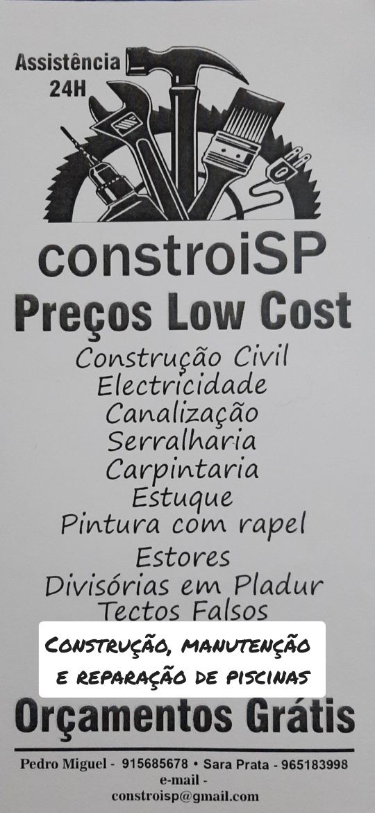 Remodelações gerais e manutenções