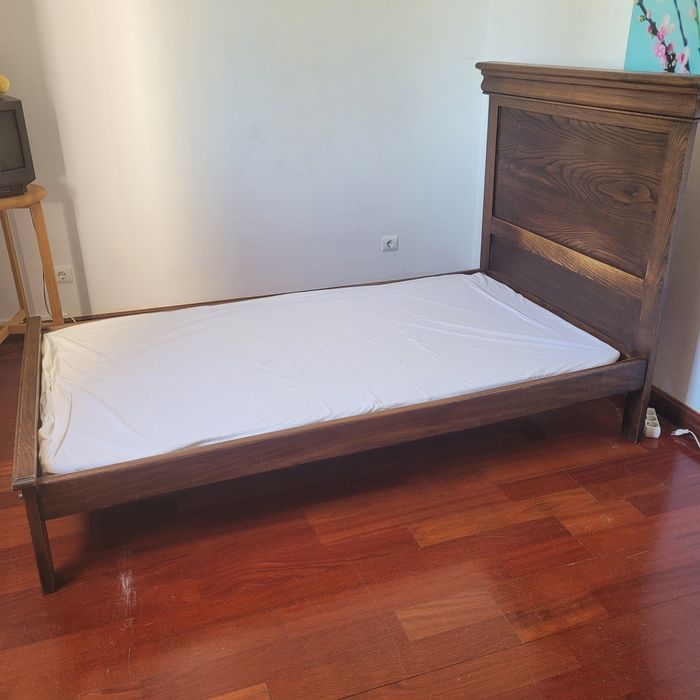 2x Cama de Castanho + 2x Colchão de Espuma