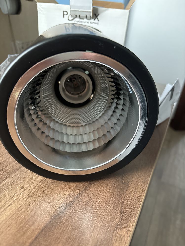 Plafon sufitowy polux Jupiter 13 czarny oprawa sufitowa