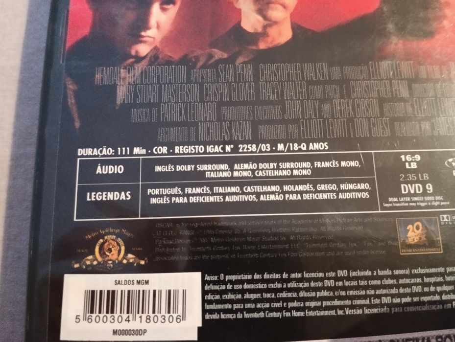 DVD homens á queima roupa