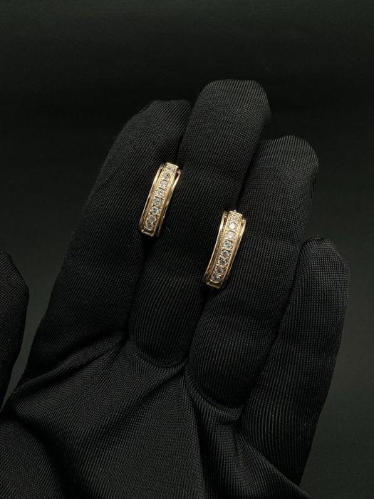 Золоті сережки / золотые серьги