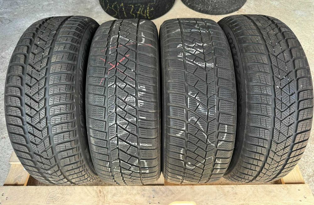 Opony zimowe 205/55 r17 Pirelli 6mm bieżnika 4szt ZIMA 167#