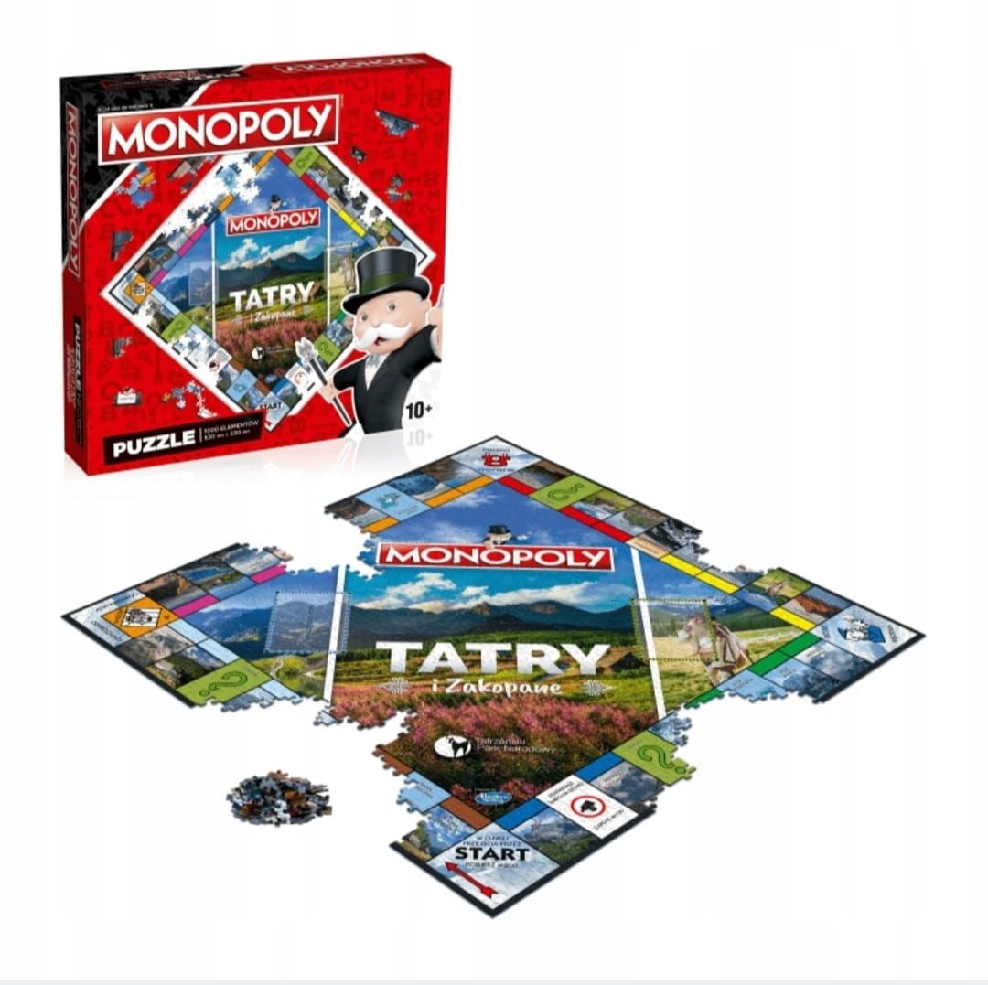 Puzzle Winning Moves 1000 Szt. Puzzle 1000 Monopoly Tatry I Zakopane