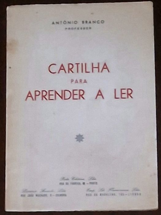 CARTILHA PARA APRENDER A LER de António Branco