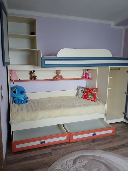 Дитяче двоспальне ліжко в хорошому стані Самовивіз