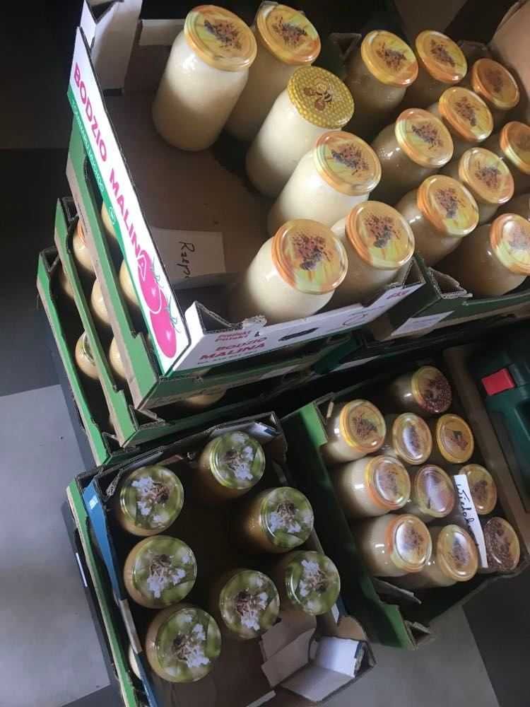 Miód z własnej pasieki nierozgrzewany. Różne rodzaje 1,3kg KOSZALIN